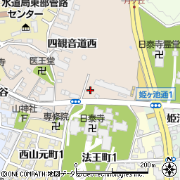 愛知県名古屋市千種区田代町四観音道東118周辺の地図