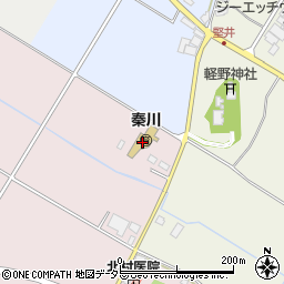 秦川周辺の地図