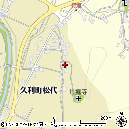 島根県大田市久利町松代168周辺の地図