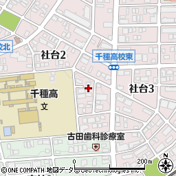 愛知県名古屋市名東区社台2丁目223-6周辺の地図