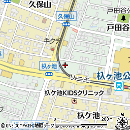 愛知県長久手市戸田谷1002周辺の地図