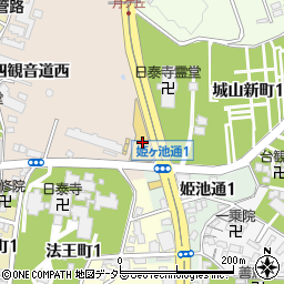 レクサス覚王山周辺の地図