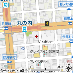 ワイズロード名古屋本館周辺の地図