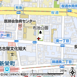 愛知県名古屋市東区葵1丁目8周辺の地図