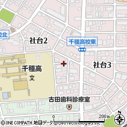 愛知県名古屋市名東区社台2丁目223-5周辺の地図