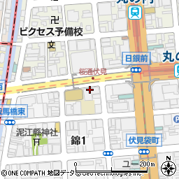 清水建設株式会社　名古屋支店周辺の地図