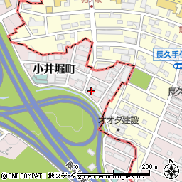 愛知県名古屋市名東区小井堀町904周辺の地図