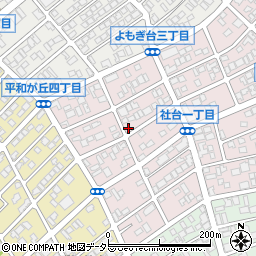 愛知県名古屋市名東区社台1丁目137周辺の地図