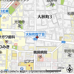 櫛田クリーニング店周辺の地図