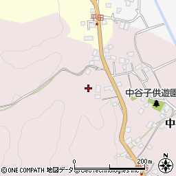 千葉県勝浦市中谷周辺の地図
