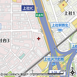 愛知県名古屋市名東区社台3丁目114-5周辺の地図