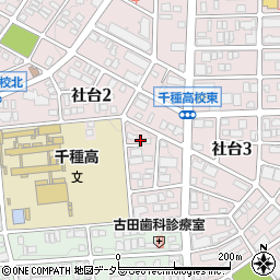 愛知県名古屋市名東区社台2丁目215周辺の地図