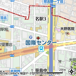 名古屋大原学園　大原トラベル・ホテル・ブライダル専門学校周辺の地図