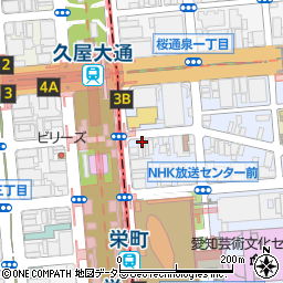 焼肉Garden MISAWA ミサワ 栄店周辺の地図