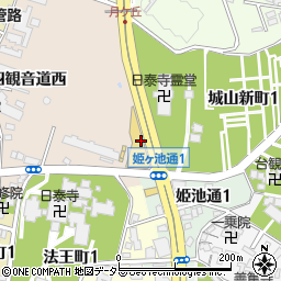 愛知県名古屋市千種区田代町姫ケ池上周辺の地図