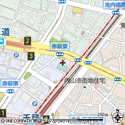 地下鉄　桜通線車道駅周辺の地図