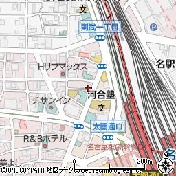 博多もつ鍋専門店 ここや 名駅西口本店周辺の地図