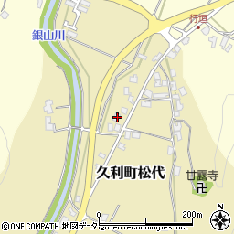 島根県大田市久利町松代162周辺の地図