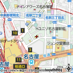 やまと　名駅店周辺の地図