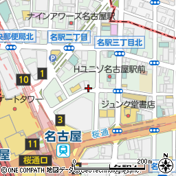 四川菜園 名駅店周辺の地図