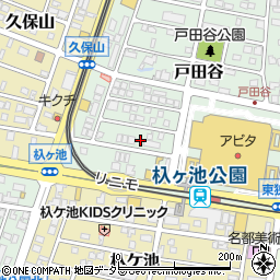 愛知県長久手市戸田谷1211周辺の地図