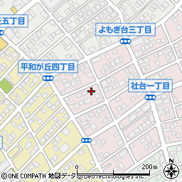 愛知県名古屋市名東区社台1丁目17周辺の地図