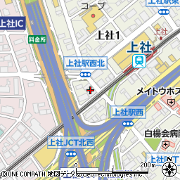 愛知県名古屋市名東区上社1丁目1005周辺の地図