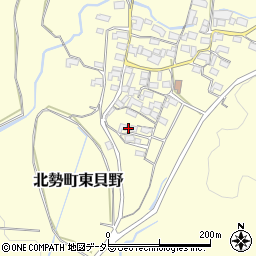 三重県いなべ市北勢町東貝野888周辺の地図