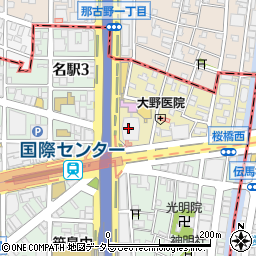 鈴与株式会社　名古屋支店周辺の地図