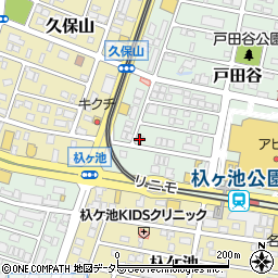 愛知県長久手市戸田谷1219周辺の地図
