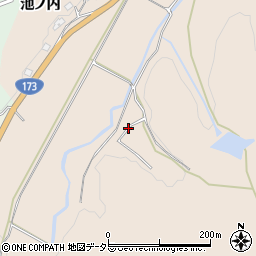 京都府京丹波町（船井郡）大朴（山道）周辺の地図