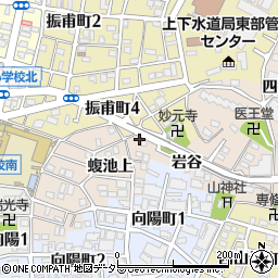 愛知県名古屋市千種区田代町岩谷周辺の地図