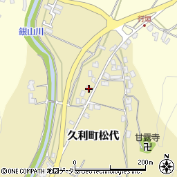 島根県大田市久利町松代1652周辺の地図