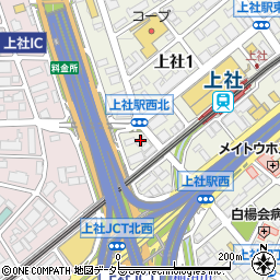 質ウエダ名東店周辺の地図