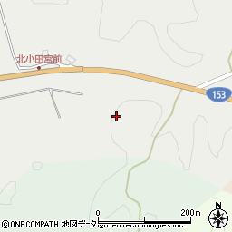 愛知県豊田市北小田町大平周辺の地図