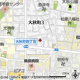 愛知県名古屋市中村区大秋町4丁目50周辺の地図