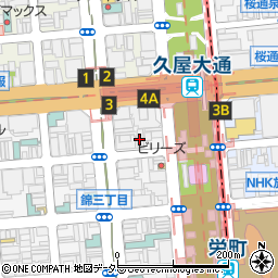 マンハッタンイングリッシュスクール栄校周辺の地図