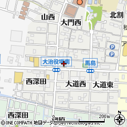 コメダ珈琲店 大治店周辺の地図