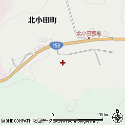 愛知県豊田市北小田町日陰周辺の地図