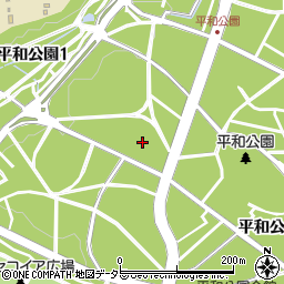 愛知県名古屋市千種区平和公園周辺の地図