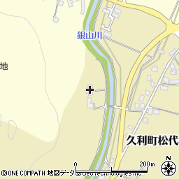 島根県大田市久利町松代191周辺の地図