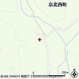 京都府京都市右京区京北西町西ノ本周辺の地図