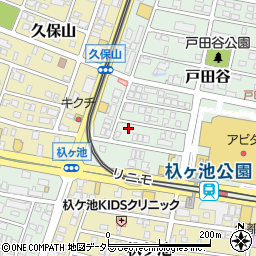 愛知県長久手市戸田谷1202周辺の地図