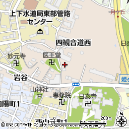 愛知県名古屋市千種区田代町四観音道西周辺の地図