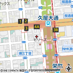愛知県名古屋市中区錦3丁目5-20周辺の地図