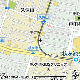 愛知県長久手市戸田谷1108周辺の地図