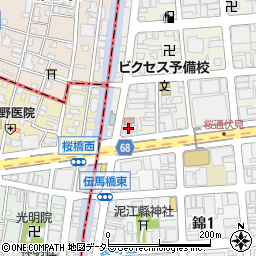 名古屋新潟県人会事務局周辺の地図
