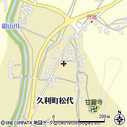 島根県大田市久利町松代146周辺の地図