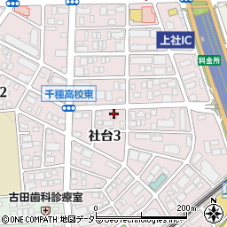 株式会社飯田産業　名古屋東店周辺の地図