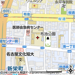 愛知県名古屋市東区葵1丁目5周辺の地図